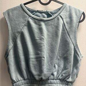 ZARA Sleeveless Blue Women's Top